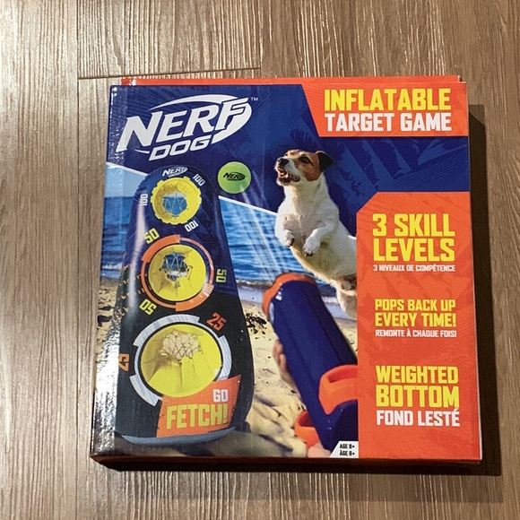 🍏 Nerf Dog Inflatable Target Game! NEW! - Picture 3 of 7
